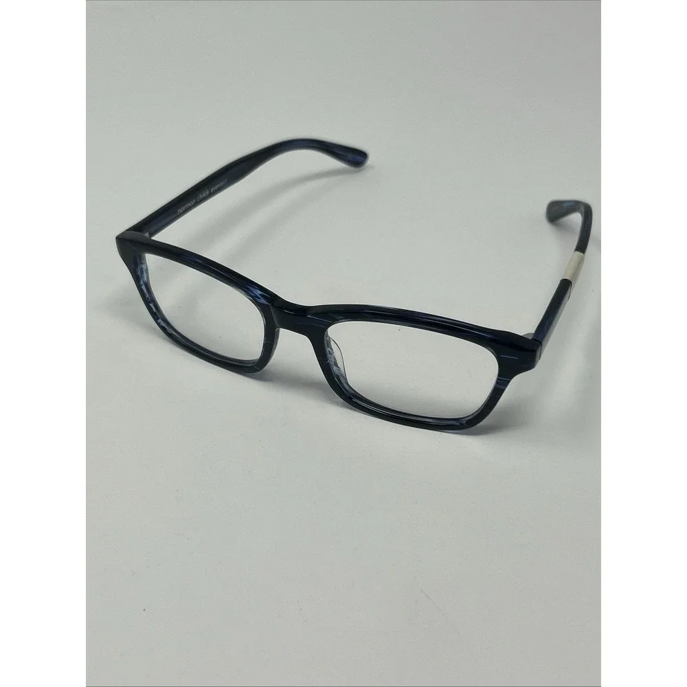 NWT Norman Childs SPIRIT Eyeglasses 51-20-140 BS Adult Blue Frames